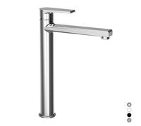 MISCELATORE MONOCOMANDO LAVABO ALTO LINEA ARTIC Nichel Spazzolato