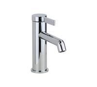 Miscelatore monocomando lavabo colore cromo con piletta di scarico click-clack P