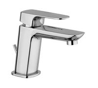 Miscelatore monocomando lavabo con piletta di scarico 1"1/4 e flessibili di coll