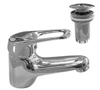 MISCELATORE MONOCOMANDO LAVABO EFFE serie VIENNA cromo lavello bagno lavandino