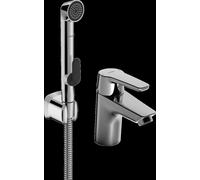 Hansa HANSAPOLO miscelatore monocomando per lavabo, doccia funzionale, senza scarico, sporgenza 103 mm, 51462293 - 51462293