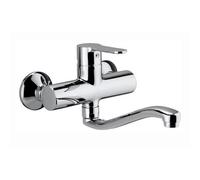 MISCELATORE MONOCOMANDO LAVELLO A MURO LINEA BLU Cromo Rubinetteria Paffoni Blu