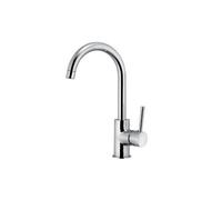 MISCELATORE MONOCOMANDO LAVELLO BOCCA GIREVOLE AD U LINEA EPIC Cromo