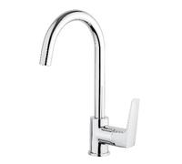 MISCELATORE MONOCOMANDO LAVELLO CANNA ALTA SPARTACO Cromo