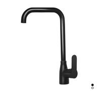 MISCELATORE MONOCOMANDO LAVELLO CANNA QUADRA SERIE PACO Cromo DH