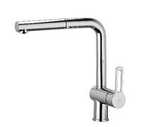 MISCELATORE MONOCOMANDO LAVELLO CON DOCCIA ESTRAIBILE LINEA RINGO Cromo