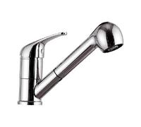 MISCELATORE MONOCOMANDO LAVELLO DOCCIA ESTRAIBILE LINEA ASTRO 2 Cromo