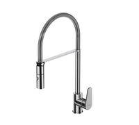 MISCELATORE MONOCOMANDO LAVELLO SEMI-PRO SMERALDO C/DOCCETTA Cromo Nymo Design