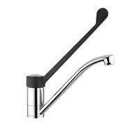 Miscelatore monocomando monoforo con bocca girevole. Comando a leva clinica - Idral