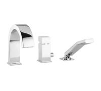 Miscelatore monocomando per bordo vasca con doccia estraibile level 3/8" PAFFONI