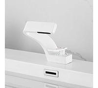 Miscelatore monocomando per lavabo a cascata, in ottone, montaggio su piano | Valvola a disco in ceramica, beccuccio a canale aperto, flusso senza schizzi, estremità flessibili, installazione rapida