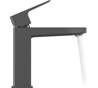 Duravit Manhattan Mitigeur monocommandé pour lavabo, saillie 129 mm, sans garniture découlement, MH1020002046, MH1020002046, Colorazione: Nero opaco