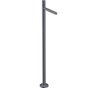 hansgrohe AXOR Uno mitigeur monocommande de lavabo, Zerogriff, sur pied, sans vidage par pop-up, saillie 260mm, 45037340, 45037340, Colorazione: Cromo nero spazzolato