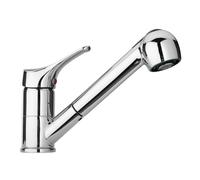 MISCELATORE MONOCOMANDO PER LAVELLO CUCINA DOCCETTA ESTRAIBILE FLESSIBILE