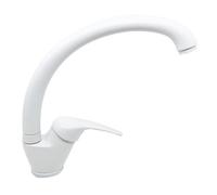 Miscelatore monocomando per lavello laterale Mc con leva Bianco