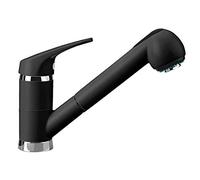 Miscelatore monocomando PLUSMIXEXT con doccetta estraibile a doppio getto (UG 70 NERO MATT)