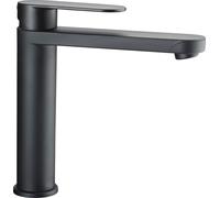 Miscelatore monocomando reich linnea, nero opaco, con interruttore e bocchette, 50 x 200 x 150 mm