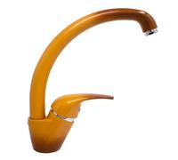 Miscelatore monocomando terra francia lavello con canna alta pegaso 3/8" PAFFONI