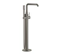 Grohe Essence - Miscelatore monocomando a pavimento per vasca da bagno, grafite scura spazzolata 23491AL1