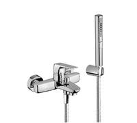 MISCELATORE MONOCOMANDO VASCA CON ACCESSORI SPARTACO Cromo