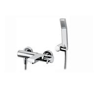 MISCELATORE MONOCOMANDO VASCA CON SUPPORTO A SNODO LINEA RINGO Cromo