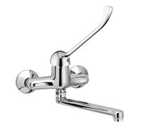 Miscelatore monoforo lavello cromato a parete canna diritta kappa 1/2" EURORAMA