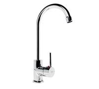 Miscelatore Monoforo Ottone per Lavello Cucina Berlino Erogazione Orientabile