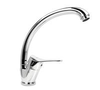 Miscelatore Monoforo Ottone per Lavello Cucina Funny Erogazione Orientabile