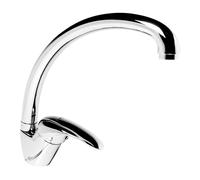 Miscelatore Monoforo Ottone per Lavello Cucina Maiorca Erogazione Orientabile