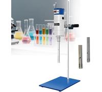 Miscelatore omogeneizzatore ad ultrasuoni, distruttore cellulare da laboratorio con 2 teste di lavoro, capacità 30-13L, gamma di velocità 300-18000 giri/min per biologia e ottica