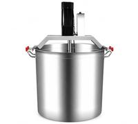 Miscelatore per alimenti in acciaio inox, miscelatore automatico da cucina con doppia paletta per mescolare, capacità 40 L/80 L/140 L per zuppe, salse e condimenti per pentole calde