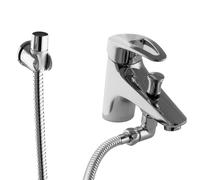 Miscelatore per bidet da incasso PaulGurkes con tubo flessibile a 2 vie e