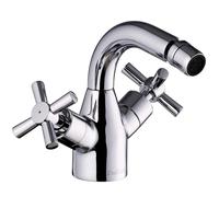 Miscelatore per bidet PaulGurkes con doccetta intima, maniglia a croce,