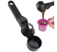 Miscelatore per Caffè con Imbuto,Mestolo A Manico Lungo - Con Imbuto Per Mestolo Di Caffè In Grani | Per Casa, Cucina, Dormitorio, Appartamento, Caffetteria, Bar, Ristorante, Farina, Zucchero, Condime