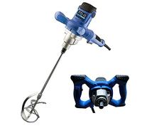 Miscelatore per calcestruzzo, agitatore per malta (2600 W, 1500 giri/min, lunghezza barretta: 590 mm, diametro cestello: 120 mm, trasmissione a 6 marce, attacco agitatore: M14)