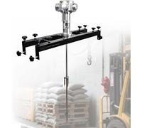 Miscelatore per contenitori IBC e agitatore per fusti | Miscelatore pneumatico per vernici da 1/2 HP, 3/4 HP, 1 HP | con gancio di supporto ed elica pieghevole | per serbatoi IBC da 265 galloni e fu