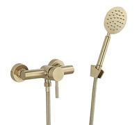 Miscelatore per doccia da bagno Tap a parete Colpo da bagno Monte Montate Moderne Tap da bagno a leva singola in acciaio inossidabile, rubinetto della vasca da bagno, con manuale e tubo da doccia da