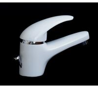 Miscelatore per Lavabo Maniglia Leva Lavandino Bagno Rubinetteria Bianco