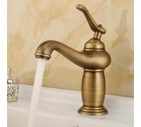 Miscelatore per Lavabo Rubinetti per Lavandino da Bagno retrò Miscelatore per Lavabo Monocomando Monoforo Miscelatore per Lavabo Lavandino per Lavabo Rubinetti Caldi E Freddi, Anti, Antique a, Short
