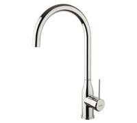 Miscelatore per lavello cucina in colore cromo lucido canna alta ad ombrello gir