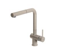 ELLECI Miscelatore Monocomando, Linea STREAM PLUS, Doccetta Estraibile, Granitek Avena - MGKSTP51 - RICHIEDERE PREVENTIVO