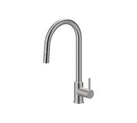 Miscelatore per lavello GENERICA 63435X.50.05 - Acciaio inox, doccia estraibile doppio getto