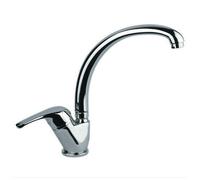 F.lli Fiore Rubinetto Cucina Miscelatore Lavabo Monocomando Canna Alta Misura 1 1/4 flex 35 cm finitura Cromo - 39CR4310 Serie King