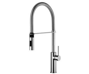 Miscelatore per lavello Paffoni Light con doccetta canna orientabile LIG179CR