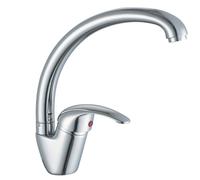 Monocomando Rubinetto Miscelatore Lavello Serie Euro Canna Alta Cucina Cromo