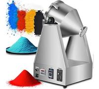 Miscelatore per polveri in acciaio inox per polveri secche, granuli e metallo, con timer e tecnologia di miscelazione a tamburo, per industrie farmaceutiche e alimentari