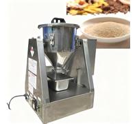 Miscelatore per polveri secche, in acciaio inox, 40/60 W, rotazione a 360°, 0-33 giri/min, facile da pulire, ideale per polveri, noci, cereali e granuli, capacità 10 l