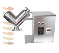 Miscelatore per polveri tipo V, miscelatore sperimentale ad alta velocità in acciaio inossidabile da 2 litri per miscelazione di laboratori e piccoli lotti, 0,04 kW