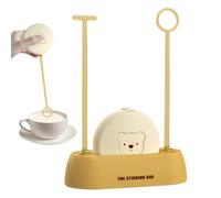 Miscelatore per schiuma, montalatte elettrico intelligente, strumento silenzioso per bevande, latte, miscele di uova e condimenti di dessert, design ergonomico rapido e leggero