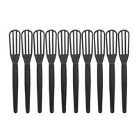 Miscelatore per Tintura Chioma Professionale 10 Pezzi in Plastica Nero